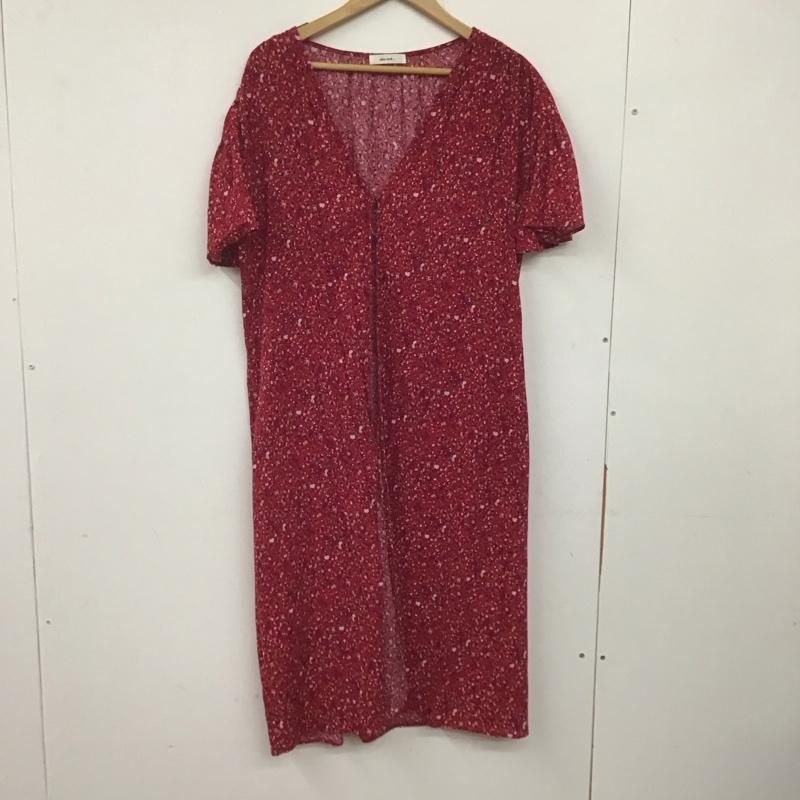 ニコアンド niko and... カーディガン 半袖 半袖ロングカーディガン プリントカーディガン プリント マルチカラー / マルチカラー /  レディース USED 古着 中古 10142038