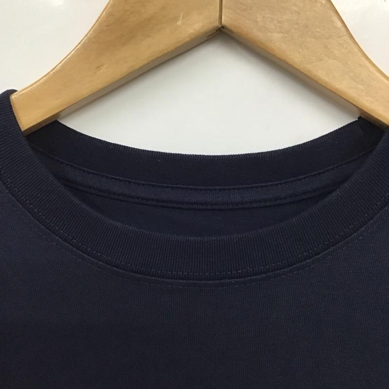 ポーラー POLeR Tシャツ 半袖 半袖カットソー プリントTシャツ クルーネックカットソー L ロゴ、文字 紺 / ネイビー /  メンズ USED 古着 中古 10131629