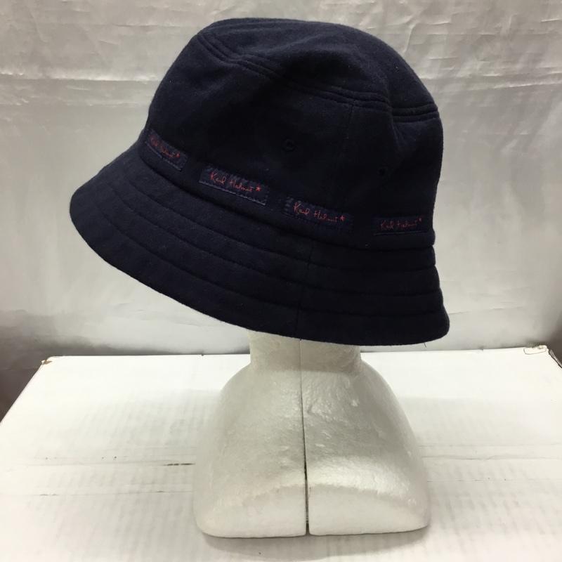 カールヘルム KARLHELMUT 帽子 ハット バケットハット コットン ロゴ、文字 紺 / ネイビー /  レディース USED 古着 中古 10119103