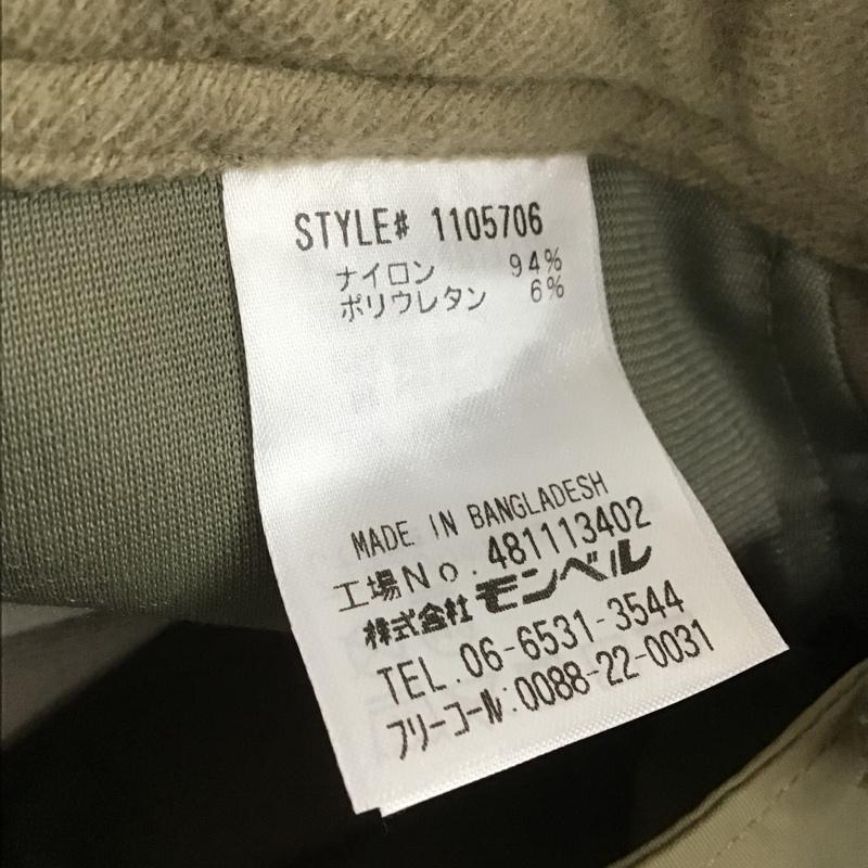 モンベル mont-bell ボトムス ボトムス 1105706 ガイドパンツサーモ ナイロンパンツ スリムパンツ ストレッチパンツ M ロゴ、文字 ベージュ / ベージュ /  レディース USED 古着 中古 10106227
