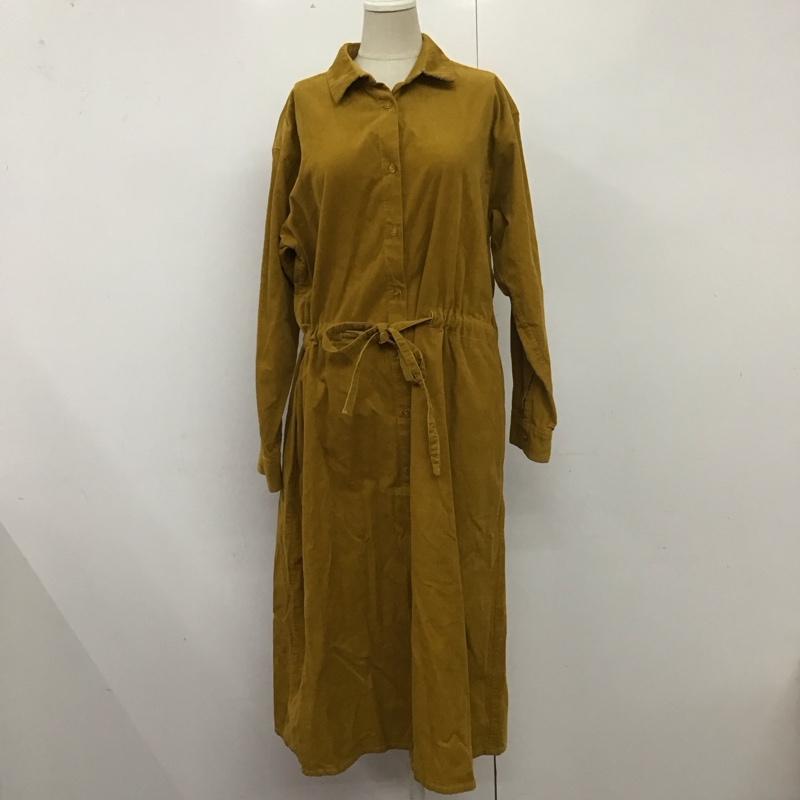 スタディオクリップ studio CLIP ワンピース ロングスカート M 無地 マスタード / マスタード /  レディース USED 古着 中古 10124429