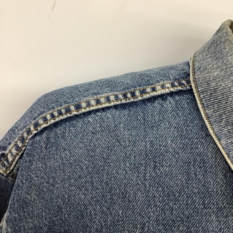 リーバイス Levi s ジャケット、上着 ジャケット、ブレザー デニムジャケット カラージャケット 長袖ジャケット ブルゾン 無地 インディゴ / インディゴ /  メンズ USED 古着 中古 10114655
