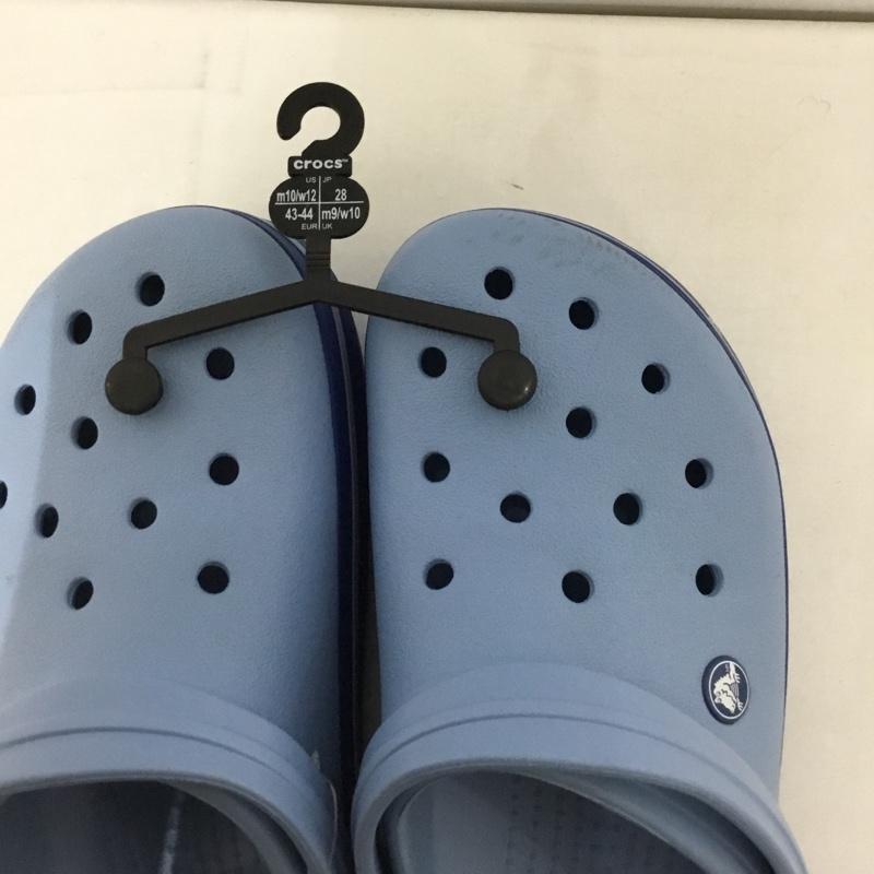 クロックス crocs サンダル サンダル crocband 28cm 28.0cm 無地 水色 / ライトブルー /  メンズ USED 古着 中古 10125294