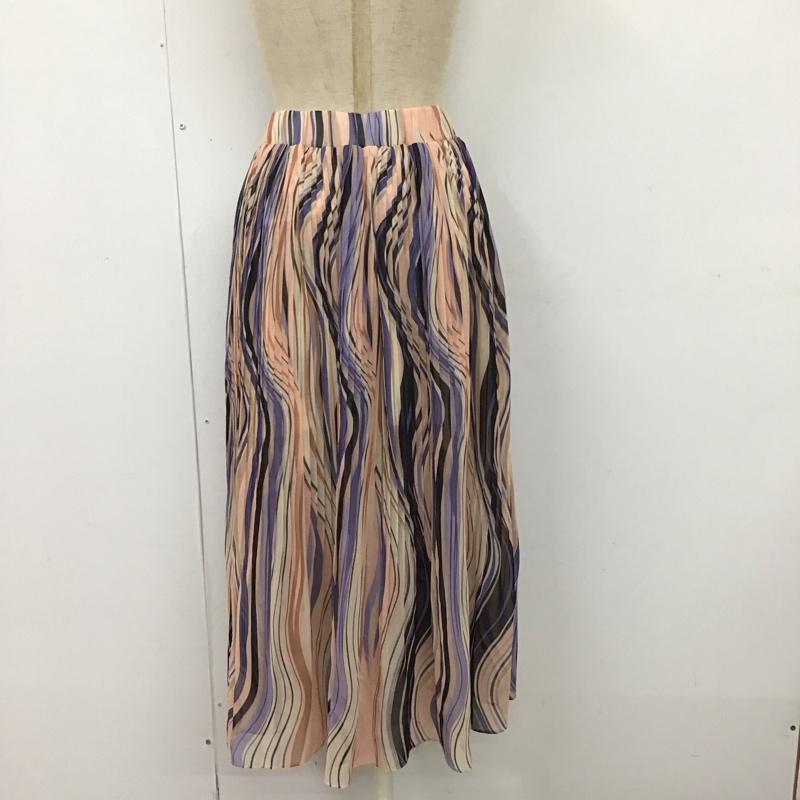 デュラス DURAS スカート ロングスカート ロングスカート フレアスカート カジュアルスカート FREE 総柄 マルチカラー / マルチカラー /  レディース USED 古着 中古 10117327