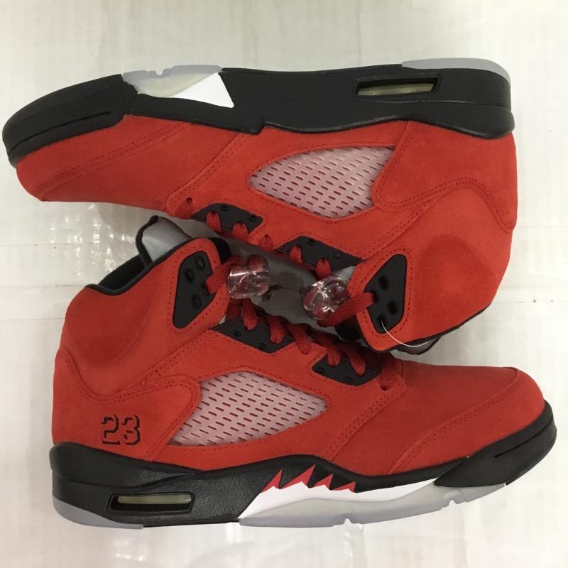 ナイキ NIKE スニーカー スニーカー DD0587-600 AIR JORDAN 5 RETRO 26cm 箱有 26.0cm ワンポイント 赤 / レッド / X 黒 / ブラック / X 灰 / グレー /  メンズ USED 古着 中古 10124200
