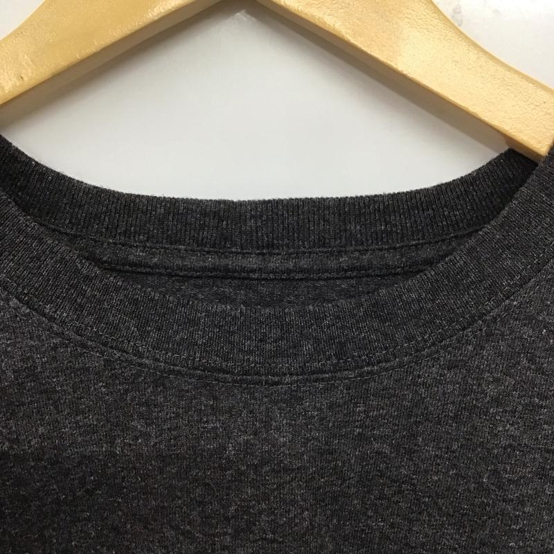 カーハート Carhartt Tシャツ 半袖 半袖カットソー プリントTシャツ クルーネックカットソー M ロゴ、文字 灰 / グレー /  メンズ USED 古着 中古 10139703