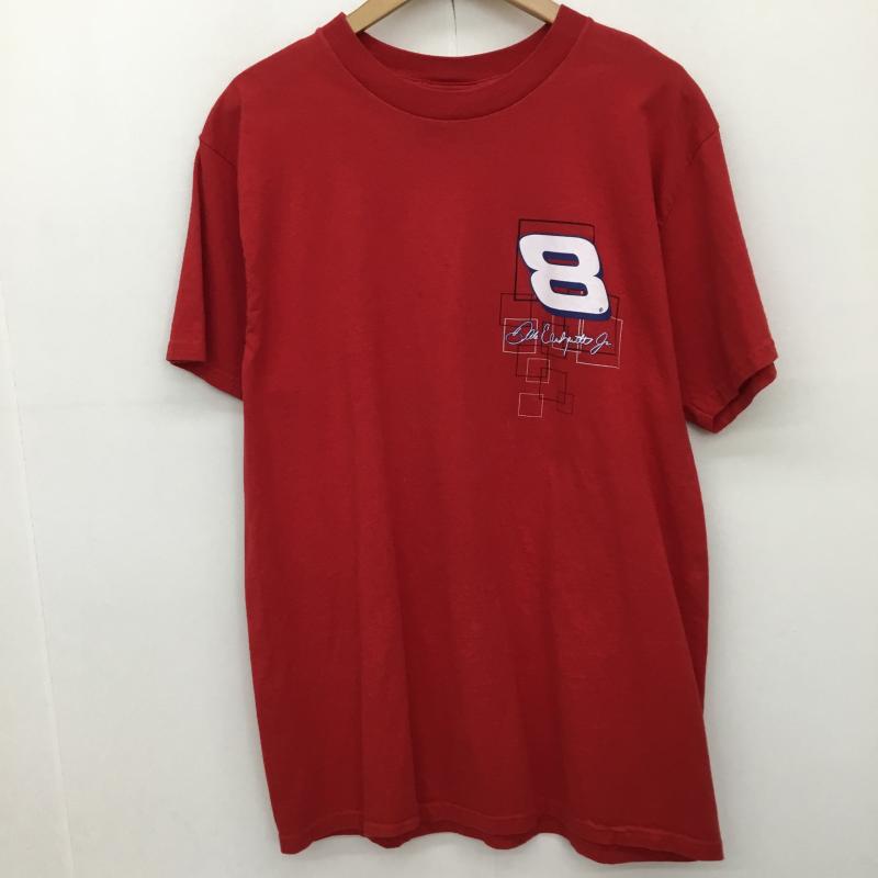 ユーズドクロージング used clothes Tシャツ 半袖 デイル・アーンハート・ジュニア L ロゴ、文字 赤 / レッド /  メンズ USED 古着 中古 10133852