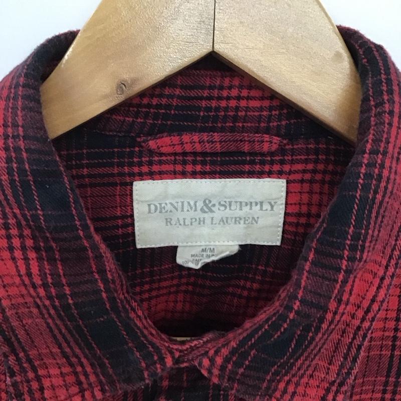 デニムアンドサプライラルフローレン DENIM & SUPPLYRALPHLAUREN シャツ、ブラウス 長袖 M チェック マルチカラー / マルチカラー /  メンズ USED 古着 中古 10135984