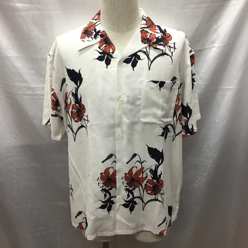 キャリー CALEE シャツ、ブラウス 半袖 オープンカラー M 花柄 マルチカラー / マルチカラー /  メンズ USED 古着 中古 10117215