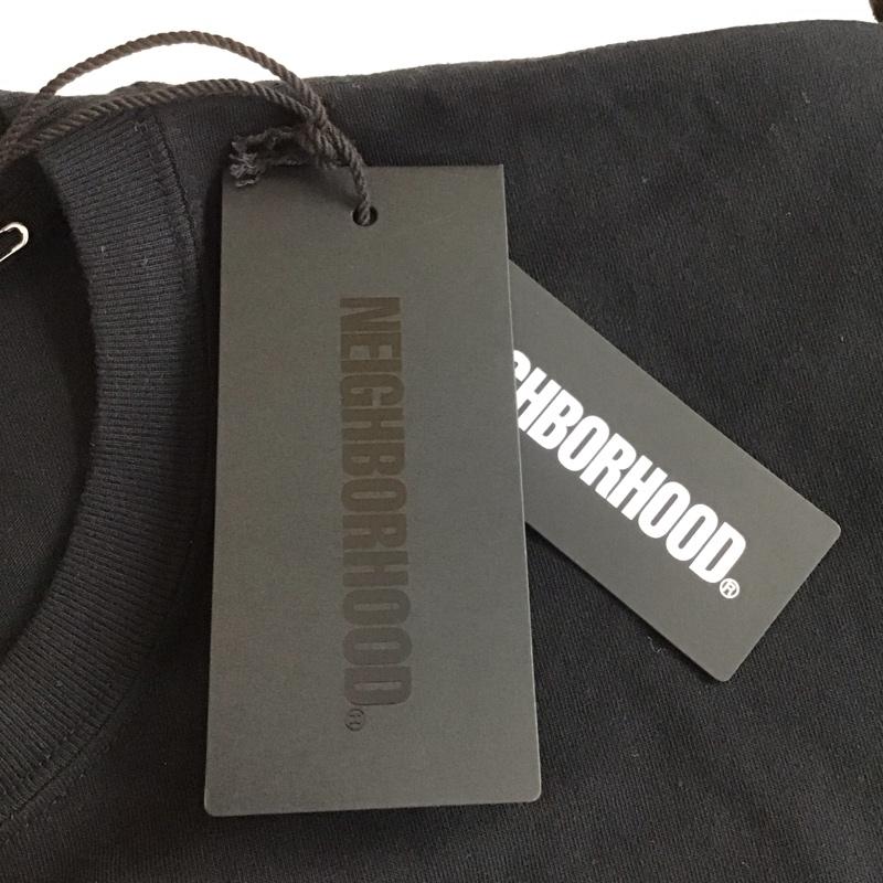 ネイバーフッド NEIGHBORHOOD Tシャツ 半袖 半袖カットソー プリントTシャツ クルーネックカットソー juninagawa XXL ロゴ、文字 黒 / ブラック /  メンズ USED 古着 中古 10116378