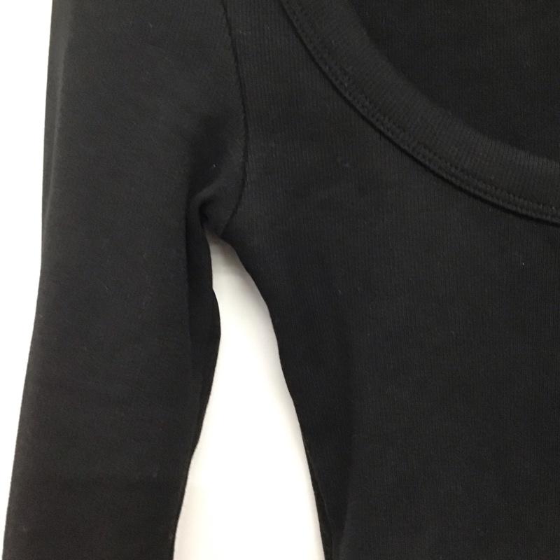 ザラ ZARA カットソー 長袖 長袖カットソー クルーネックカットソー 無地カットソー S 無地 黒 / ブラック /  レディース USED 古着 中古 10142498
