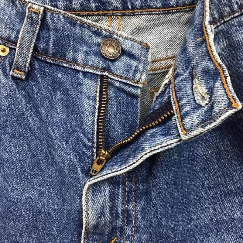 リーバイス Levi s パンツ デニム、ジーンズ PCL-441P 505-0217 ジップフライ W31 L34 31インチ 無地 青 / ブルー /  メンズ USED 古着 中古 10119679