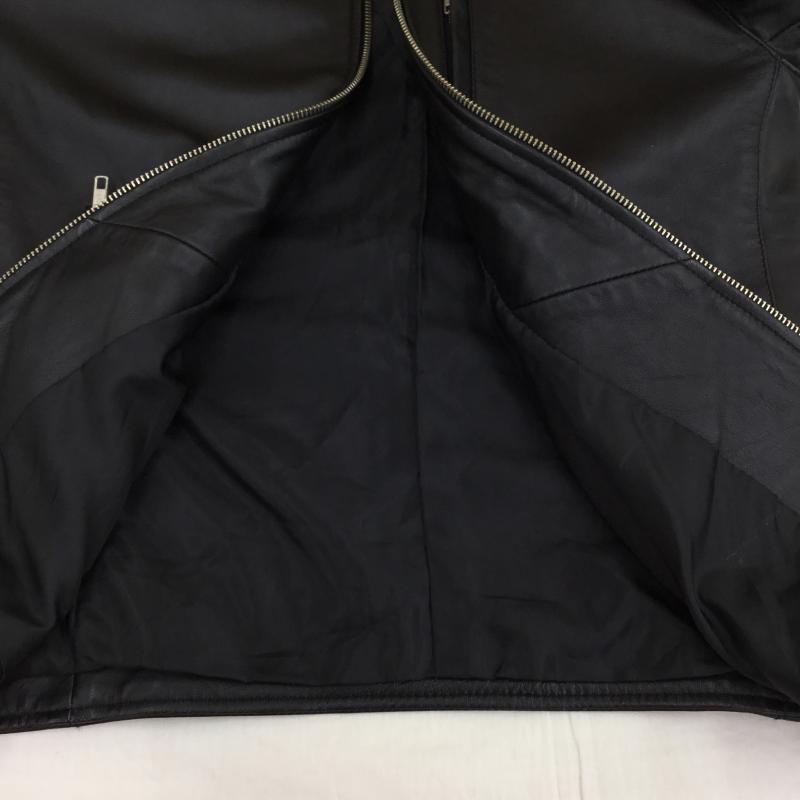 ジャーナルスタンダード JOURNAL STANDARD ジャケット、上着 レザージャケット M 無地 黒 / ブラック /  メンズ USED 古着 中古 10140257
