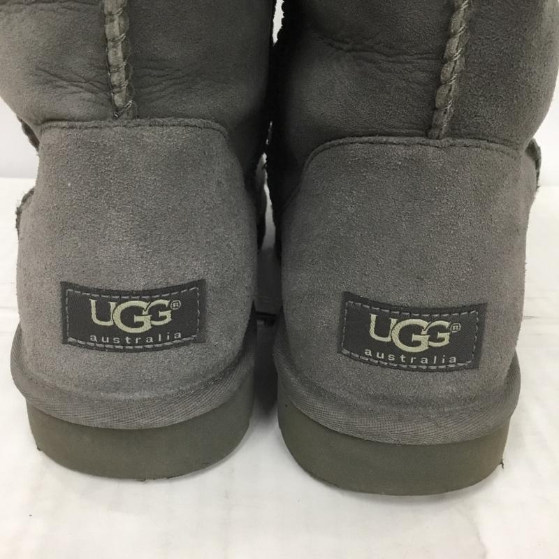 アグ UGG ブーツ 一般 5800 F23112G ムートンブーツ 28cm 28.0cm ロゴ、文字 灰 / グレー /  メンズ USED 古着 中古 10124190