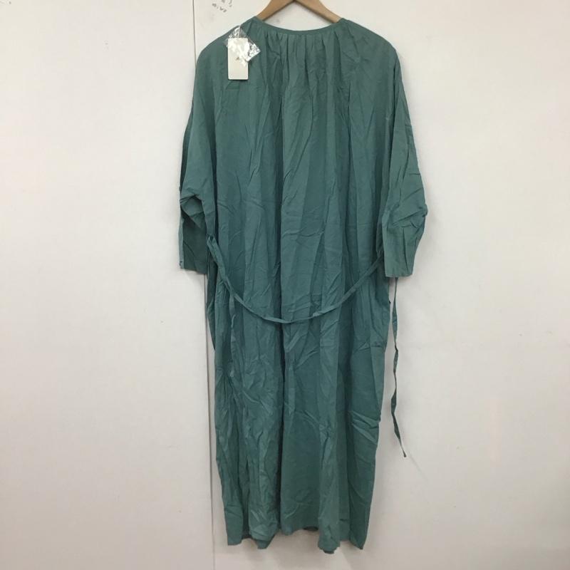 アイテムズ アーバンリサーチ ITEMS URBAN RESEARCH ワンピース ロングスカート IT06-26R007 コットンボイルワンピース L 無地 青 / ブルー /  レディース USED 古着 中古 10128888