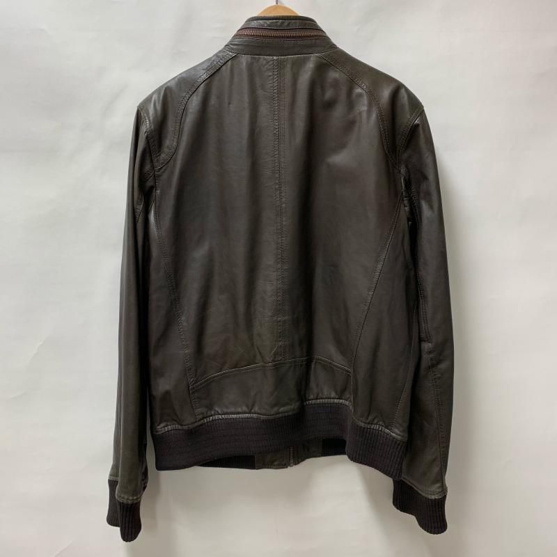 サキ saki ジャケット、上着 レザージャケット 無地 茶 / ブラウン /  メンズ USED 古着 中古 10033740