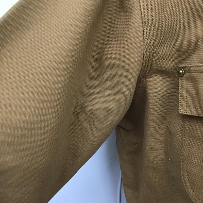 カーハート Carhartt ジャケット、上着 ジャケット、ブレザー カジュアルジャケット カラージャケット ポケットジャケット アウター ロゴ、文字 茶 / ブラウン /  メンズ USED 古着 中古 10116555
