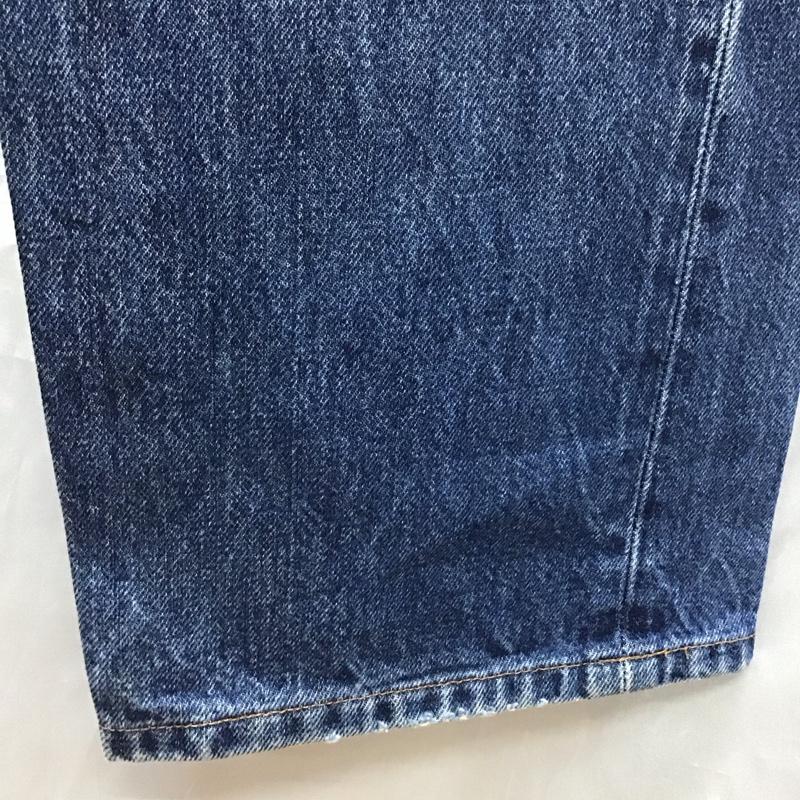 リーバイス Levi s パンツ デニム、ジーンズ デニムパンツ ストレートパンツ ワイドパンツ カジュアルパンツ 90s 501 34 無地 インディゴ / インディゴ /  メンズ USED 古着 中古 10116226