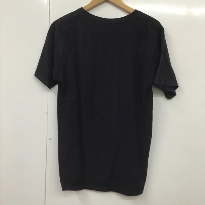 ステューシー STUSSY Tシャツ 半袖 半袖カットソー プリントTシャツ クルーネックカットソー S プリント 黒 / ブラック /  メンズ USED 古着 中古 10130326