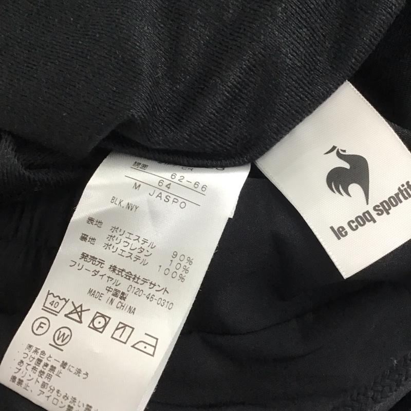 ルコックスポルティフ le coq sportif パンツ ワークパンツ、ペインターパンツ スポーツウェア スリムパンツ ストレッチパンツ M 無地 黒 / ブラック /  レディース USED 古着 中古 10137641