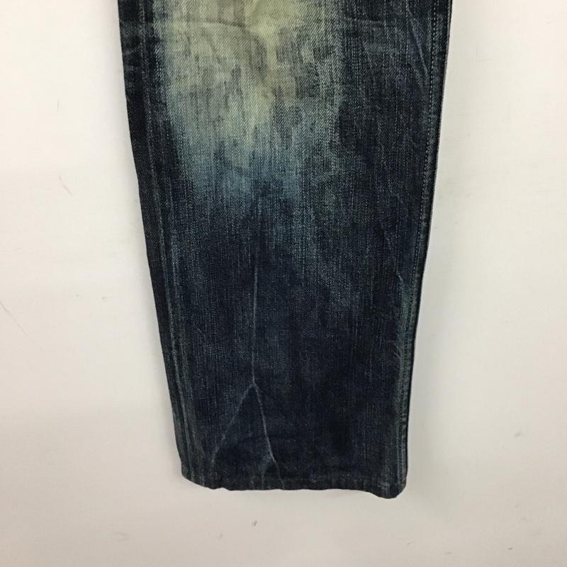 ディーゼル DIESEL パンツ デニム、ジーンズ デニムパンツ スリムパンツ カジュアルパンツ ストレッチパンツ 31インチ ダメージ加工 インディゴ / インディゴ /  メンズ USED 古着 中古 10150750