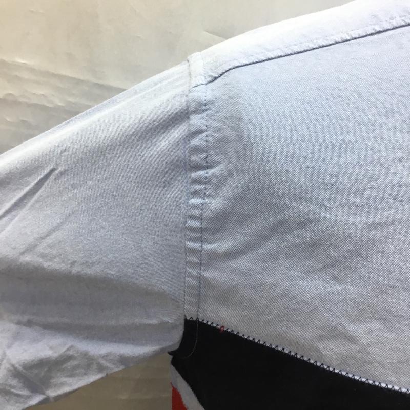 トミーヒルフィガー TOMMY HILFIGER シャツ、ブラウス 長袖 M 無地 水色 / ライトブルー /  メンズ USED 古着 中古 10112765
