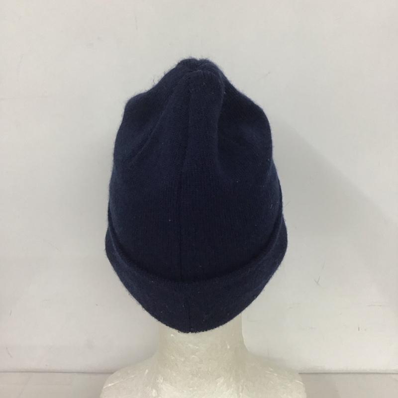ニューエラ NEW ERA 帽子 ニット帽 ロゴ、文字 紺 / ネイビー /  メンズ USED 古着 中古 10141148
