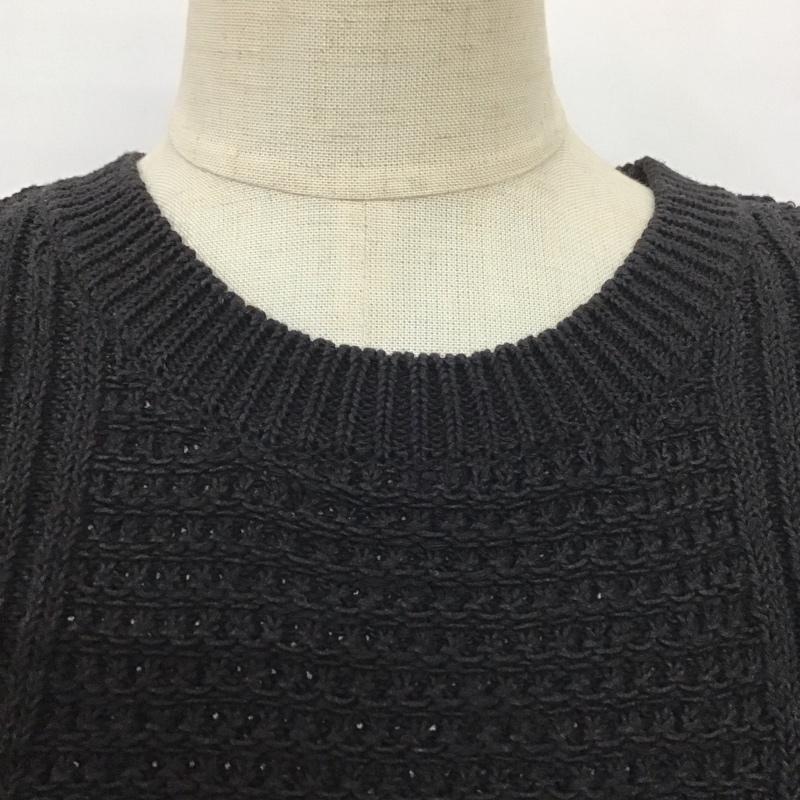 ザラ ZARA ベスト ベスト 6771 083 800 プルオーバー タグ付き S 無地 黒 / ブラック /  レディース USED 古着 中古 10114102