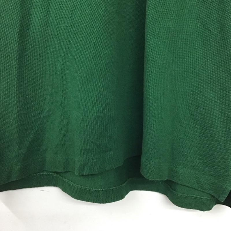 ラルフローレン RALPHLAUREN ポロシャツ 半袖 半袖ポロシャツ カラーシャツ 半袖カットソー XL ロゴ、文字 緑 / グリーン /  メンズ USED 古着 中古 10145525