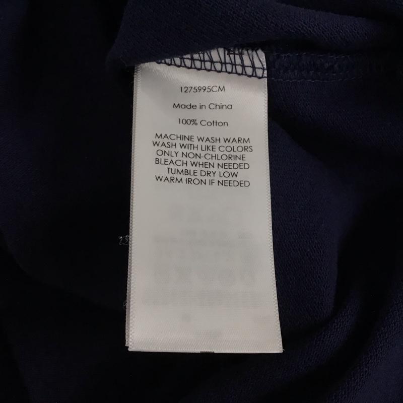 ポロバイラルフローレン Polo by RALPH LAUREN ポロシャツ 半袖 半袖ポロシャツ 半袖カットソー カラーシャツ M ロゴ、文字 紺 / ネイビー /  メンズ USED 古着 中古 10130054