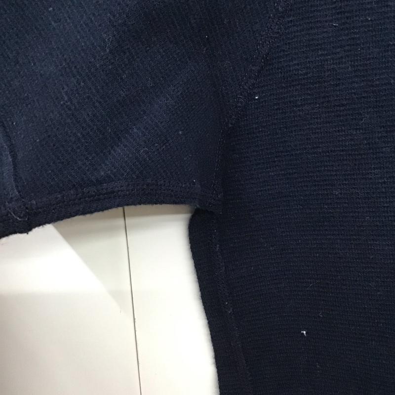 ハリウッドランチマーケット H.R MARKET Tシャツ 半袖 半袖カットソー プリントTシャツ Vネックカットソー 3 無地 紺 / ネイビー /  メンズ USED 古着 中古 10130596