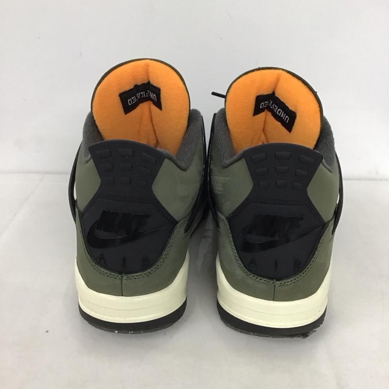 ナイキ NIKE スニーカー スニーカー IB1519-200 UNDEFEATED AIR JORDAN 4 RETRO OG SP 28cm 箱有 28.0cm ロゴ、文字 黒 / ブラック / X カーキ / カーキ /  メンズ USED 古着 中古 10141045