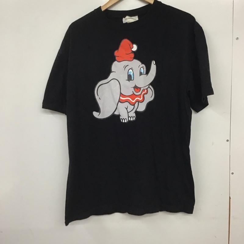 ヘッドグーニー HEADGOONIE Tシャツ 半袖 半袖カットソー プリントTシャツ クルーネックカットソー XL プリント 黒 / ブラック /  メンズ USED 古着 中古 10140272