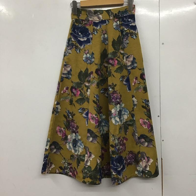 リミットレスラグジュアリー LIMITLESS LUXURY スカート ロングスカート ロングスカート フレアスカート カジュアルスカート 36 総柄 マルチカラー / マルチカラー /  レディース USED 古着 中古 10145388