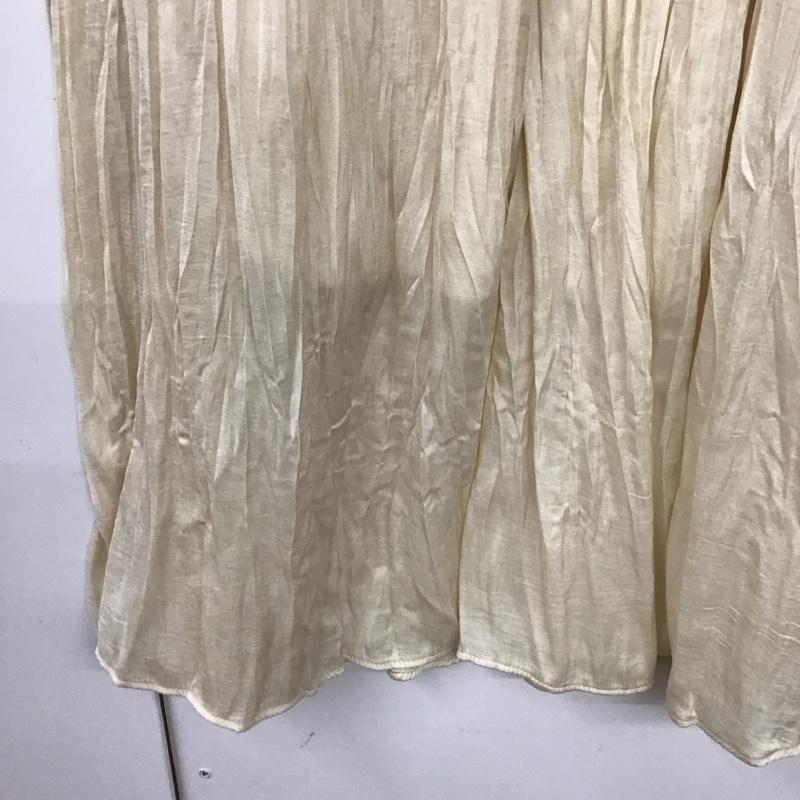 エヘカソポ ehka sopo スカート ロングスカート FREE 無地 オフホワイト / オフホワイト /  レディース USED 古着 中古 10129733