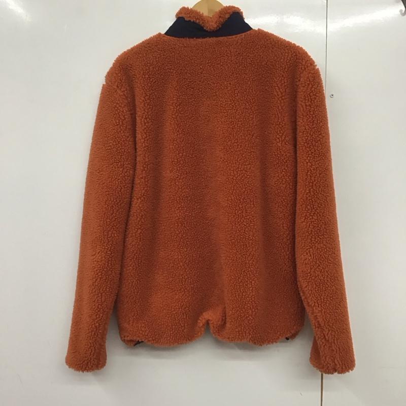 エディーバウアー Eddie Bauer ジャケット、上着 ジャケット、ブレザー ジップアップジャケット フリースジャケット アウター M 無地 橙 / オレンジ /  メンズ USED 古着 中古 10141216