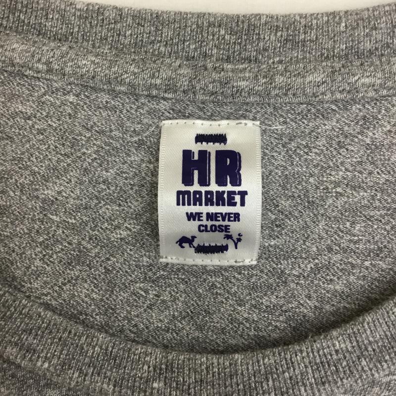 ハリウッドランチマーケット HOLLYWOOD RANCH MARKET Tシャツ 半袖 2 ロゴ、文字 灰 / グレー / X 黒 / ブラック /  メンズ USED 古着 中古 10130861