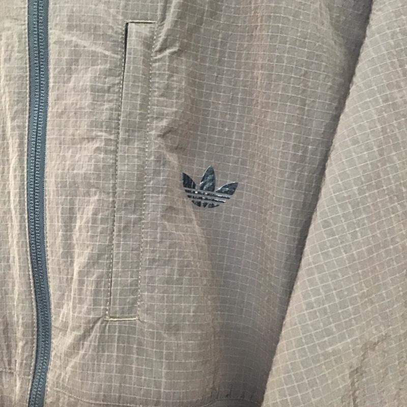 アディダス adidas ジャケット、上着 ジャンパー、ブルゾン HA1284 ナイロンジャケット ロゴ、文字 茶 / ブラウン /  メンズ USED 古着 中古 10131066