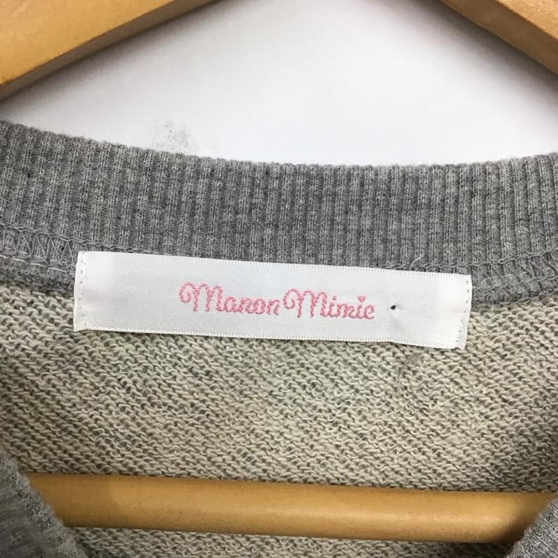 古着 USED ワンピース ミニスカート manon mimie manon tokyo スウェット FREE 無地 灰 / グレー /  レディース USED 古着 中古 10120139