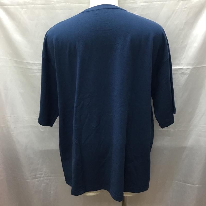 レイジブルー RAGEBLUE Tシャツ 半袖 半袖カットソー プリントTシャツ クルーネックカットソー M ロゴ、文字 青 / ブルー /  メンズ USED 古着 中古 10113875