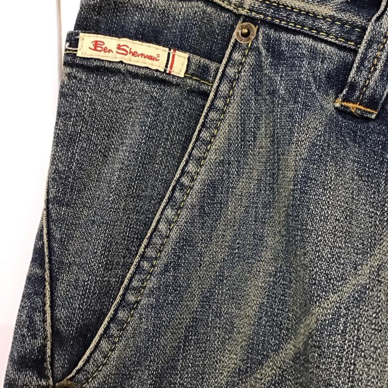ベンシャーマン Ben Sherman パンツ デニム、ジーンズ ローライズ タグ付き ダメージ加工 青 / ブルー /  メンズ USED 古着 中古 10121318