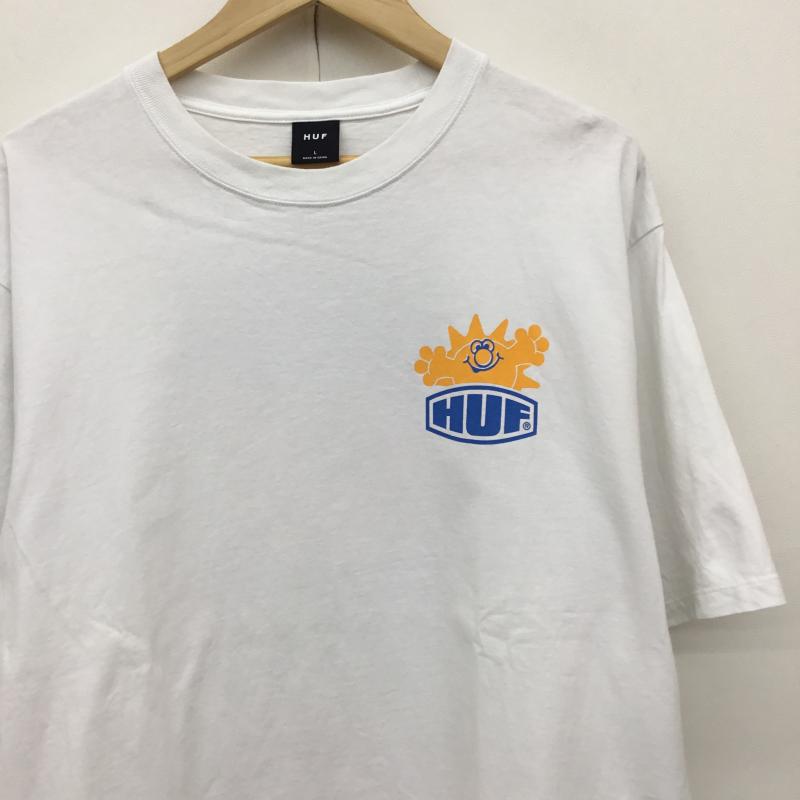 ハフ HUF Tシャツ 半袖 L キャラクター 白 / ホワイト /  メンズ USED 古着 中古 10134992
