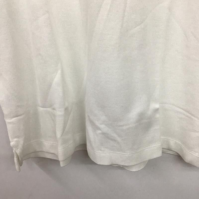 ランズエンド LAND S END ポロシャツ 半袖 半袖ポロシャツ カラーシャツ 半袖カットソー XL 無地 白 / ホワイト /  メンズ USED 古着 中古 10143253