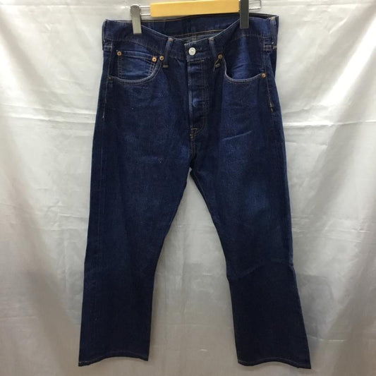 リーバイス Levi s パンツ デニム、ジーンズ 501 W33 L30 ボタンフライ 33インチ 無地 インディゴ / インディゴ /  メンズ USED 古着 中古 10116086