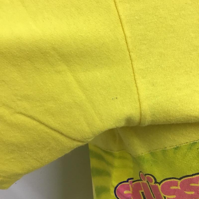 ステューシー STUSSY Tシャツ 半袖 S プリント 黄 / イエロー /  メンズ USED 古着 中古 10106084
