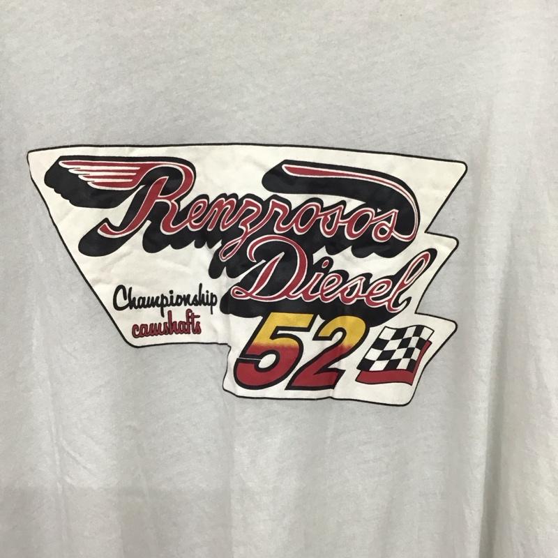 ディーゼル DIESEL Tシャツ 半袖 3L プリント X ロゴ、文字 白 / ホワイト /  メンズ USED 古着 中古 10134827