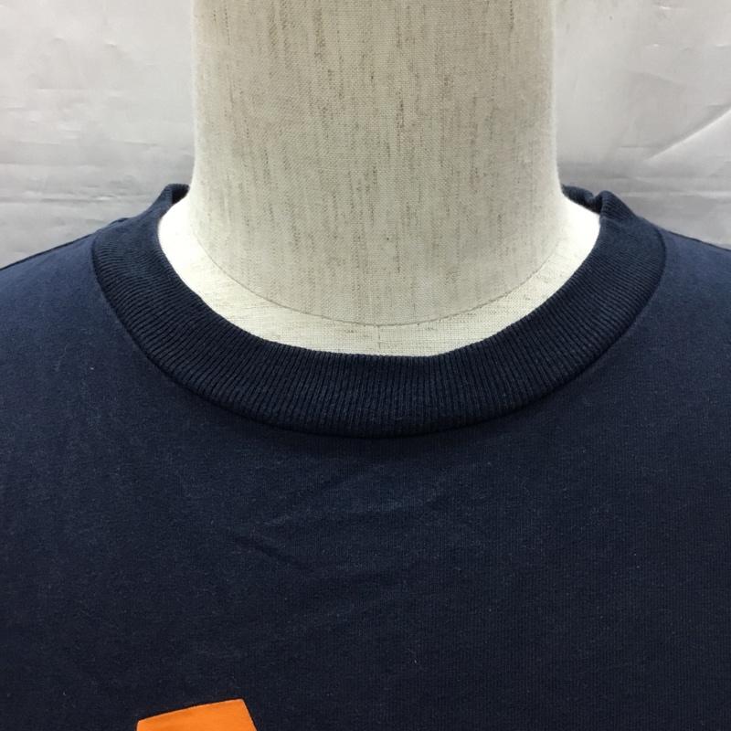 カーハート Carhartt Tシャツ 半袖 半袖カットソー プリントTシャツ クルーネックカットソー XL プリント 紺 / ネイビー /  メンズ USED 古着 中古 10120479