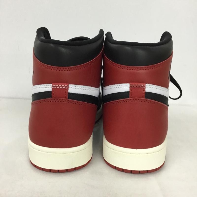 ナイキ NIKE スニーカー スニーカー DZ5485-106 AIR JORDAN 1 RETRO HIGH OG 30cm 箱有 30.0cm ロゴ、文字 白 / ホワイト / X 黒 / ブラック / X 赤 / レッド /  メンズ USED 古着 中古 10144348