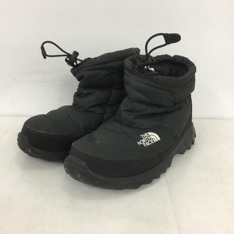 ザノースフェイス THE NORTH FACE アウトドアシューズ アウトドアシューズ 04T-1145607 ヌプシブーツ ウィンターブーツ スノーブーツ 24cm 24.0cm ロゴ、文字 黒 / ブラック /  レディース USED 古着 中古 10139068
