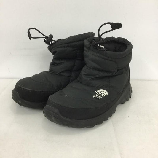 ザノースフェイス THE NORTH FACE アウトドアシューズ アウトドアシューズ 04T-1145607 ヌプシブーツ ウィンターブーツ スノーブーツ 24cm 24.0cm ロゴ、文字 黒 / ブラック /  レディース USED 古着 中古 10139068